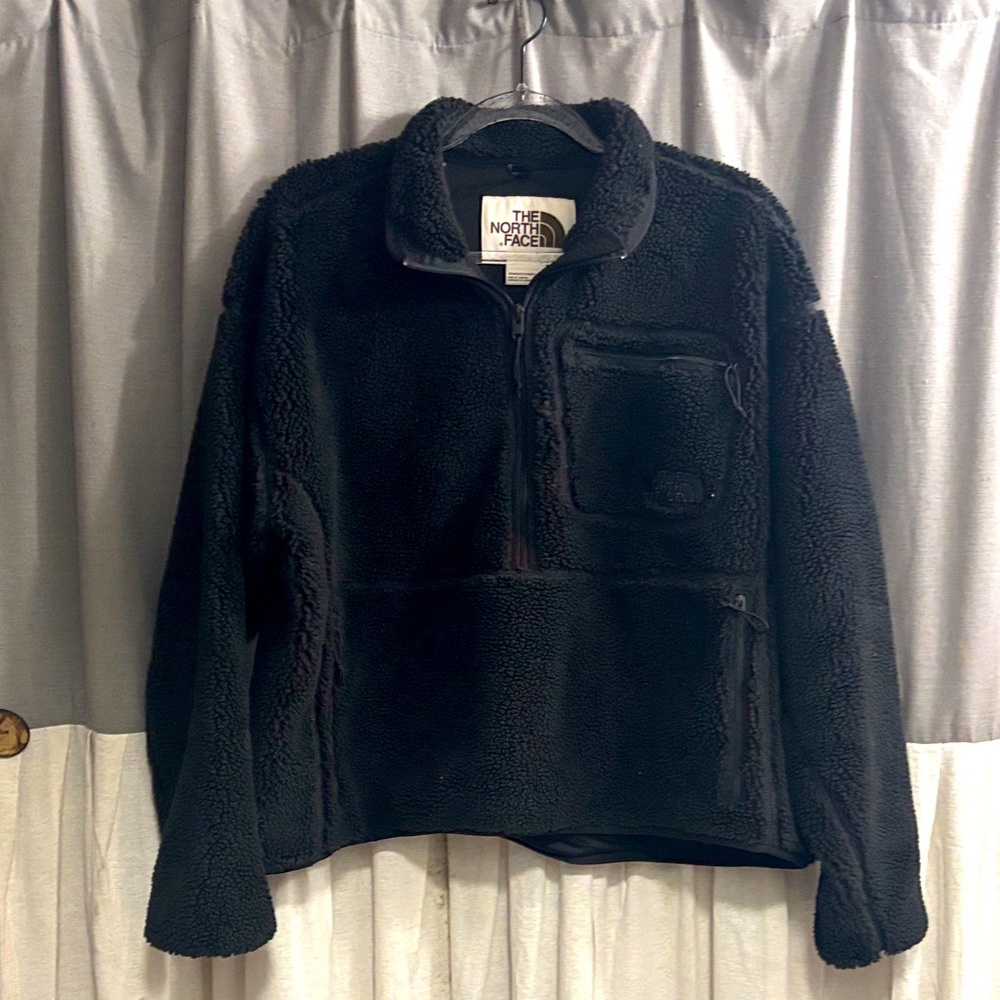 North Face Cropped Fleece black XL